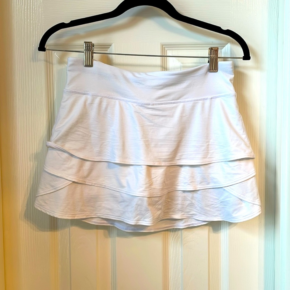 Athelta Girl Swing Skort, White, Size XL/14